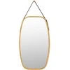 Promotions Sieninis veidrodis, 77x44x1.5 cm, natūralus bambukas