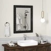 Promotions Sieninis veidrodis, 80x60 cm, juodas