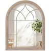 Promotions Sieninis veidrodis, arkinio lango dizainas, 69x88,5x3,5 cm, pilkas, metalinis rėmas