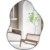 Promotions Sieninis veidrodis, netaisyklingos formos, 77,5x55,9 cm, juodas