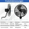 Promotions Sieninis ventiliatorius, 56x42x68 cm, juodas