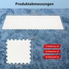 Promotions Sintetinės ledo plytelės, 10 vnt., 46,5x46,5 cm, baltos