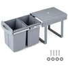 Promotions Šiukšlių dėžė 50.5x33.5x41 cm Pilka Atliekų rūšiavimas
