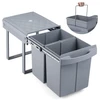 Promotions Šiukšlių dėžė 50.5x33.5x41 cm Pilka Atliekų rūšiavimas