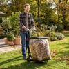 Promotions Šiukšlių maišų laikiklis 52x49x94 cm juodas metalinis laikymas