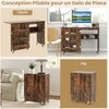 Promotions Sulankstomas siuvimo stalas, 118,5x40x79,5 cm, baltas