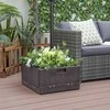 Promotions Lauko skėčio pagrindas su stalo padėklu, 53,3x53,3x44,5 cm, juodas