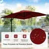 Promotions Skėtis 245x245x238 cm Raudonas poliesterio audinys