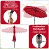 Promotions Skėtis 307x253 cm Raudonas poliesterio audinys