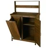 Promotions Sodininko suolas 100x38x118 cm rudas, medinis, su laikymo vieta
