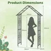 Promotions Sodo arka, 140x40x222 cm, juoda