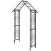 Promotions Sodo arka, 140x40x222 cm, juoda