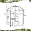 Promotions Sodo arkos formos narvas 211x211x256 cm bronzos spalvos