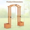Promotions Sodo arka, 185x45x201 cm, geltona