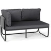 Promotions Sodo dvivietė sofa, 116x65x59 cm, pilka