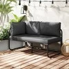 Promotions Sodo dvivietė sofa, 116x65x59 cm, pilka