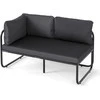 Promotions Sodo dvivietė sofa, 116x65x59 cm, pilka