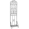 Promotions Sodo grotelės, 50x30x189,5 cm, juoda, metalinė sulankstoma lentyna