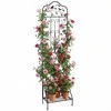Promotions Sodo grotelės, 50x30x189,5 cm, juoda, metalinė sulankstoma lentyna