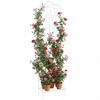 Promotions Sodo grotelės, 50x30x189,5 cm, balta, metalinė sulankstoma lentyna