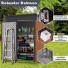 Promotions Sodo namelis 150x90,5x185 cm rudos spalvos