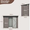 Promotions Sodo namelis, 235x117x185 cm, Rudas