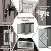 Promotions Sodo namelis, 235x117x185 cm, Rudas