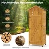 Promotions Sodo namelis 76x51.5x178 cm Geltonas, Eglės mediena, Sandėliavimas