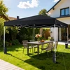 Promotions Sodo pavėsinė 290x290x230 cm Juodas metalas Sulankstoma