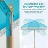 Promotions Sodo skėtis 270x270x225 cm Mėlynas poliesterio audinys