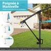 Promotions Sodo skėtis, 300x245 cm, rudas