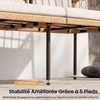 Promotions Sodo sofa 137x64x84 cm, smėlio spalvos, metalinis rėmas