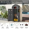 Promotions Sodo spintelė, 75x50x180,5 cm, pilka