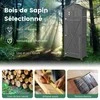 Promotions Sodo spintelė, 75x50x180,5 cm, pilka