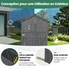 Promotions Sodo spintelė, 75x50x180,5 cm, pilka