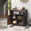 Promotions Sodo spintelė 90x53x86 cm Ruda rotango ir akacijos mediena