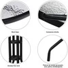 Promotions Sodo stalas, 70x70x70 cm, juodas, grūdintas stiklas ir metalas