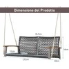 Promotions Sodo supynės, 131x68x54 cm, Rudos spalvos