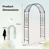 Promotions Sodo tinklas pergola, 143x40x234 cm, juoda
