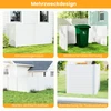 Promotions Sodo tvora 123x123x123 cm Balta Polipropilenas ir metalas