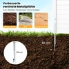 Promotions Sodo tvora 123x123x123 cm Balta Polipropilenas ir metalas