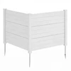 Promotions Sodo tvora L formos 2 vnt. 122x30 cm balta