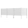 Promotions Sodo tvora L formos 2 vnt. 122x30 cm balta