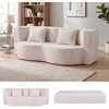 Promotions Sofa-lova 192.5x108.5x32 cm Balta vilna Sulankstoma