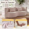 Promotions Sofa-lova 192.5x108.5x32 cm Balta vilna Sulankstoma
