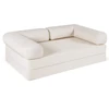 Promotions Sofa-lova 4-in-1 Sulankstoma, konvertuojama 149.9x91.4x52.1 cm Smėlio spalvos korduro audinys