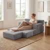 Promotions Sofa-lova Sulankstomas Miegamasis Kėdė 118x93x48 cm Pilka sulankstoma