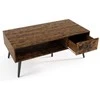 Promotions Sofos staliukas, 109x55x42 cm, Ruda Juoda