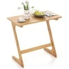 Promotions Šoninis staliukas, bambukas, 75x40.6x69.9 cm, rudas