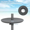 Promotions Šoninis staliukas 50x10,5 cm Juodas Reguliuojamas HDPE